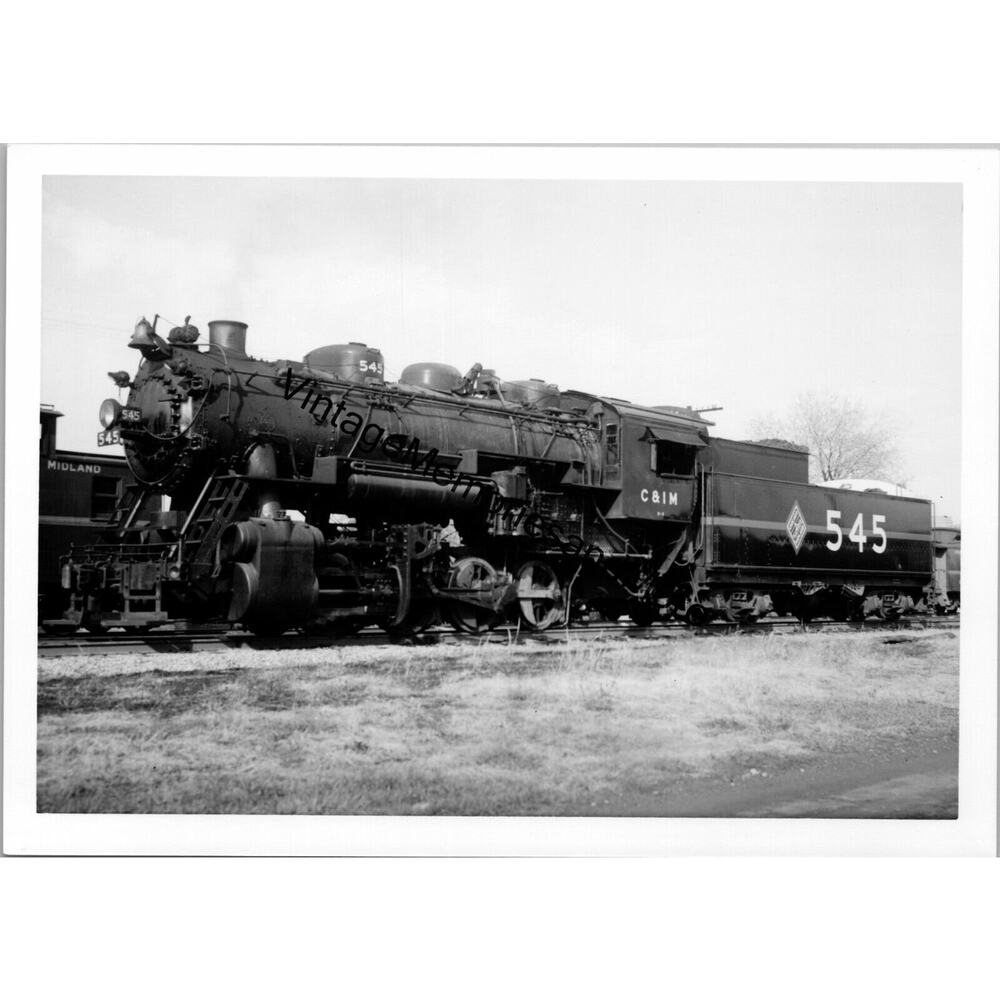 Vintage Chicago & Illinois, Midland - C IM - 545 Steam Locomotive T3-306